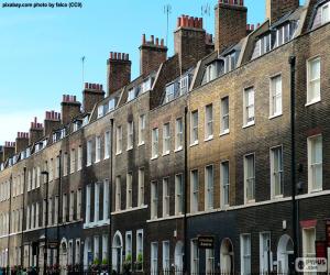 Puzzle Παραδοσιακά σπίτια του Λονδίνου